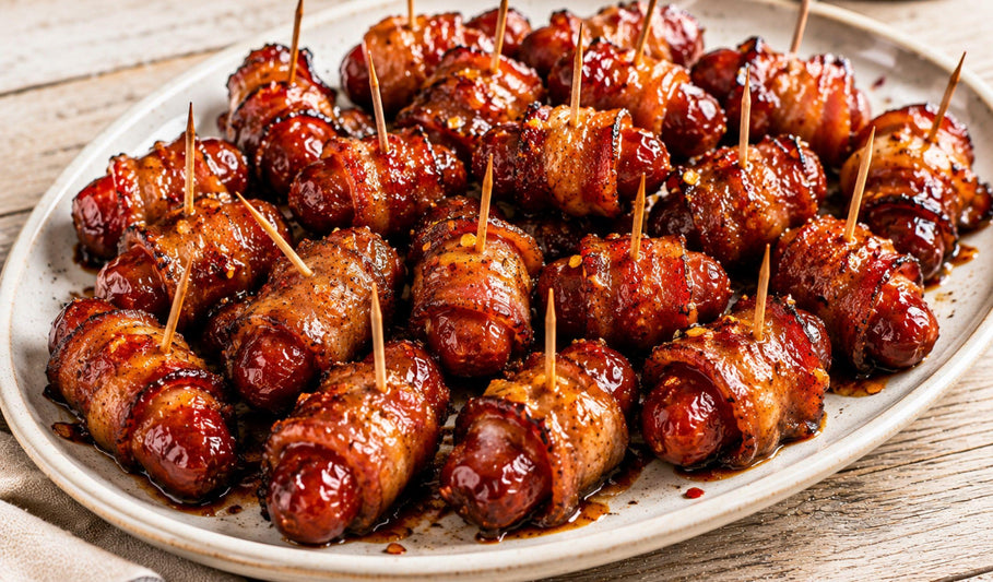 Weekend BBQ: Redneck Lipstick BBQ Bacon-Wrapped Smokies